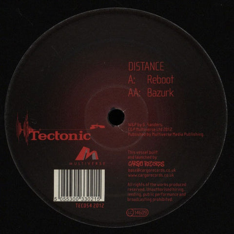 Distance - Reboot / Bazurk 12" Tectonic ‎– TEC054
