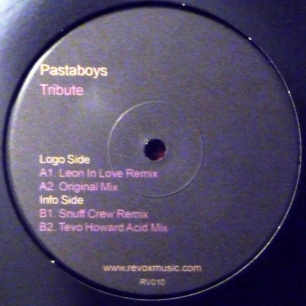 Pastaboys ‎– Tribute ReVox ‎– RV010