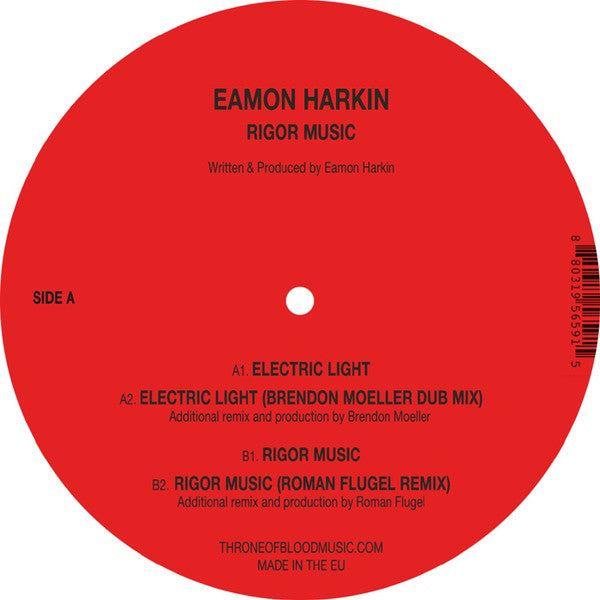 Eamon Harkin ‎– Rigor Music Throne Of Blood ‎– THRONE OF BLOOD 021