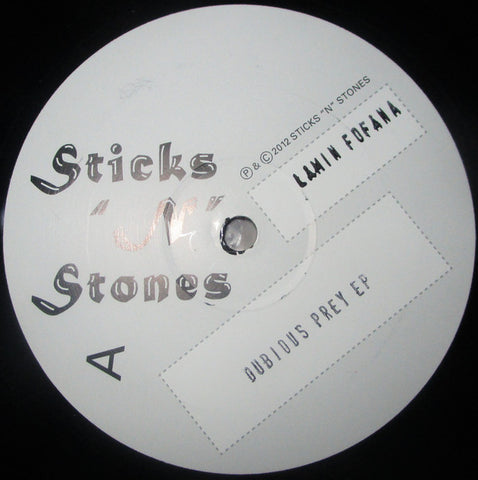Lamin Fofana ‎– Dubious Prey EP Sticks N Stones Recordings ‎– SNS003