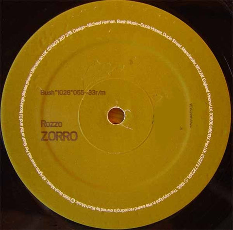 Rozzo ‎– Zorro 12" Bush ‎– Bush 1026