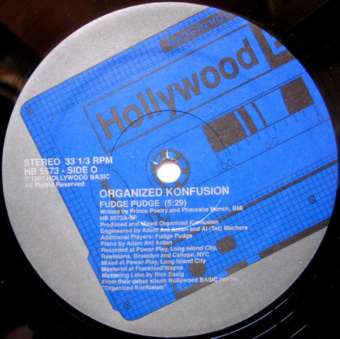 Organized Konfusion ‎– Fudge Pudge Hollywood BASIC HB 5573