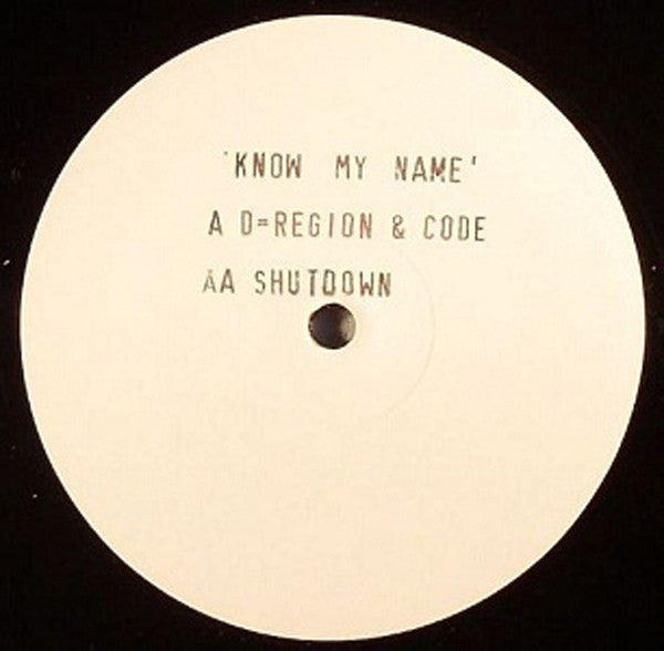 Miss Omega - Know My Name Remixes 12" STUDR017R Studio Rockers
