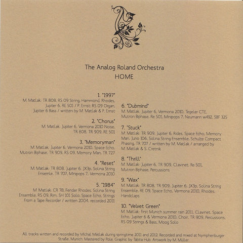 Analog Roland Orchestra - Home 2x12" ORNAMENTS022 Ornaments