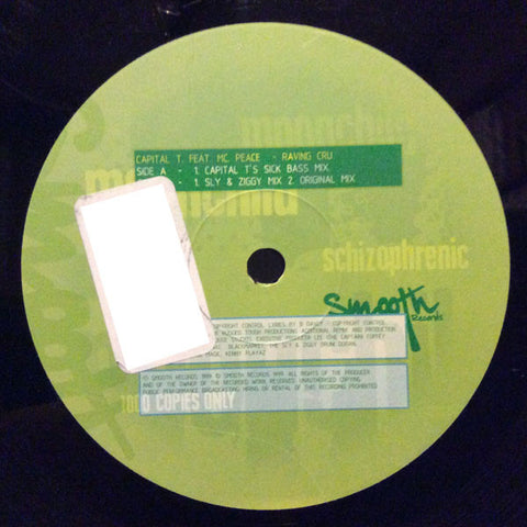 Capital T ‎– Raving Cru - Smooth Records ‎– SMV 003