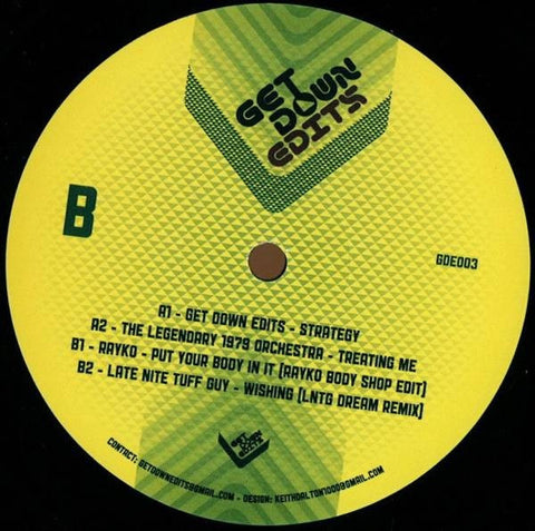 Various - Get Down Edits Volume 3 12" GDE003