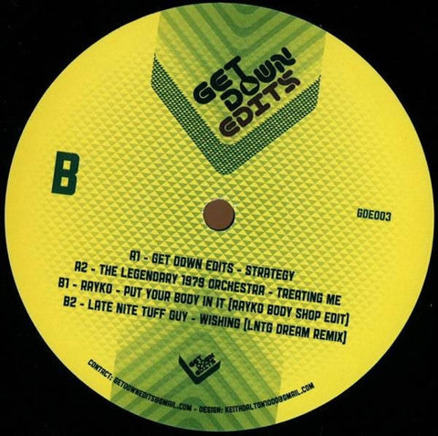Various - Get Down Edits Volume 3 12" GDE003