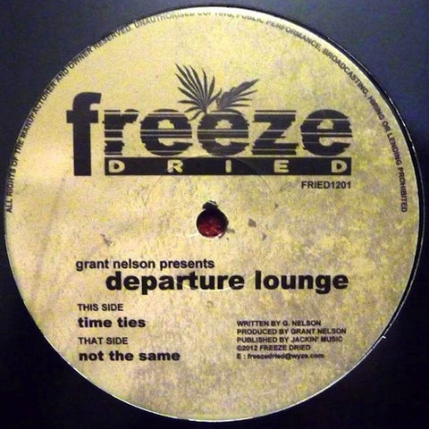 Grant Nelson Presents Departure Lounge - Time Ties 12" FRIED1201 Freeze Dried
