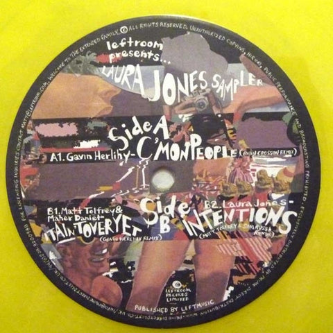 Laura Jones - Laura Jones Sampler 12" LEFTLP003S Leftroom