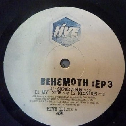 Behemoth – EP 3 Hive Recordings – HIVE003