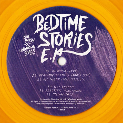 Blue Daisy X Unknown Shapes - Bedtime Stories EP 12" ACRE036 Black Acre