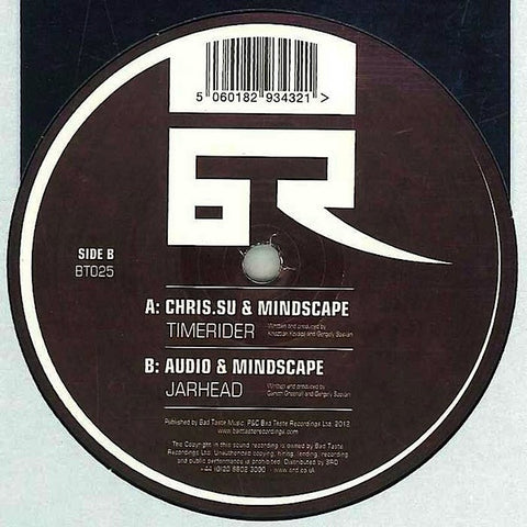 Chris SU, Mindscape, Audio - Timerider / Jarhead 12" BT025 Bad Taste Recordings