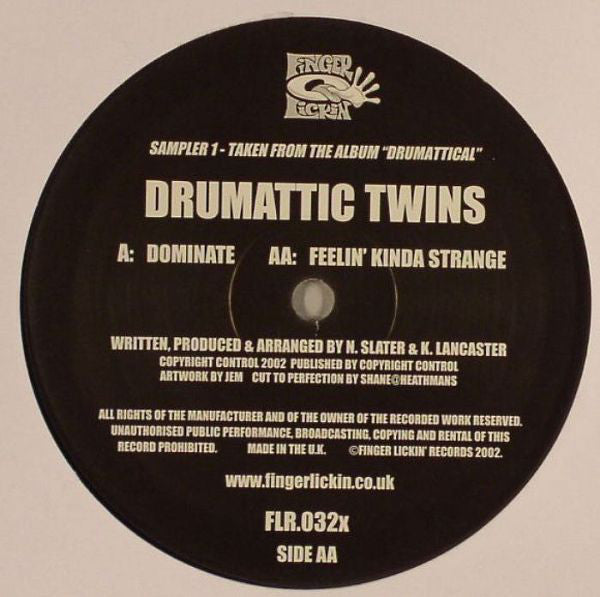 Drumattic Twins ‎– Drumattical Sampler One Finger Lickin' Records ‎– FLR032X