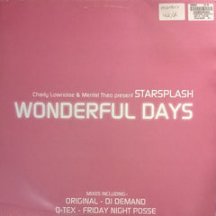 Charly Lownoise & Mental Theo Present Starsplash - Wonderful Days - All Around The World - 12DJGLOBE268