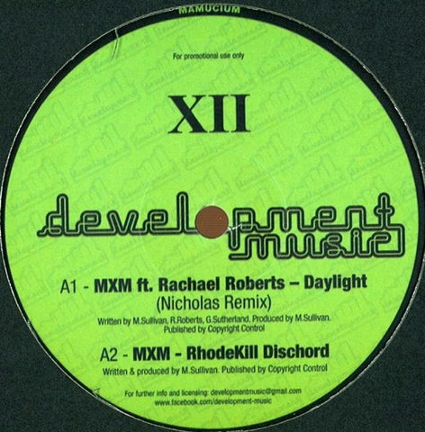 MXM - Daylight 12" DEV012 Development Music