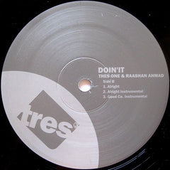 Thes One & Raashan Ahmad - Doin' It 12" TR396005 Tres Records