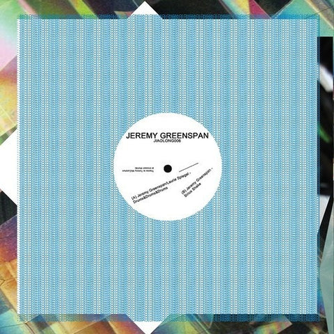 Jeremy Greenspan ‎– Drums&Drums&Drums 12" Jiaolong ‎– JIAOLONG006