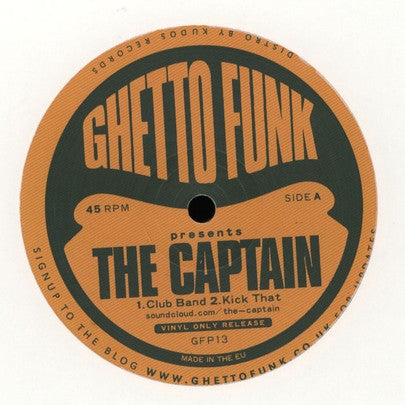 The Captain - Ghetto Funk Presents The Captain 12" Ghetto Funk ‎– GFP13