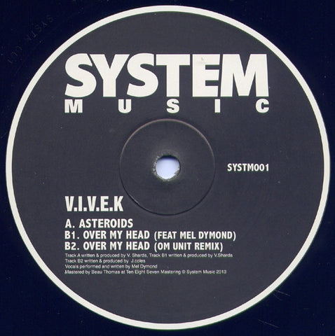 VIVEK - Asteroids System Music SYSTM001