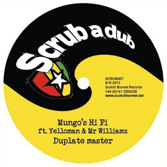 Mungo's Hi Fi - Dubplate Master - Scrub A Dub SCRUB 007