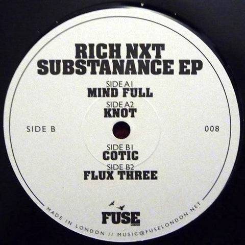 Rich NxT ‎– Substance EP 12" Fuse London ‎– FUSE008