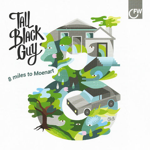Tall Black Guy ‎– 8 Miles To Moenart - First Word Records ‎– FW92