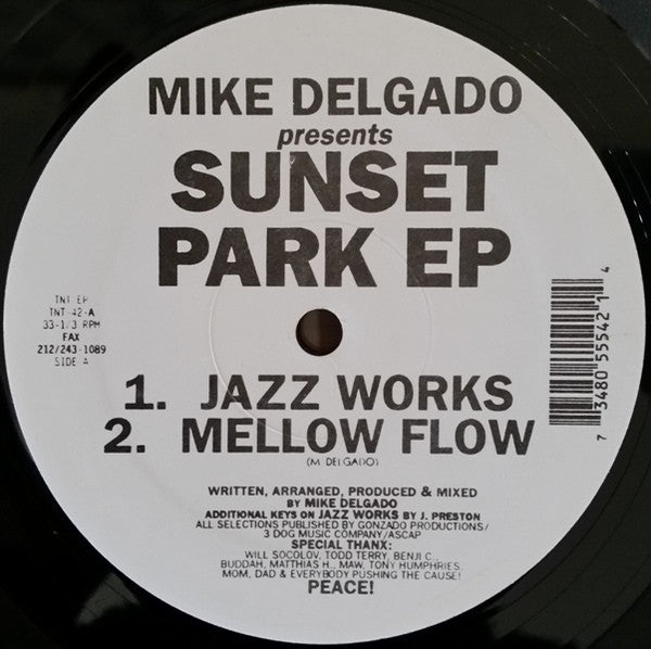 Mike Delgado - Sunset Park EP 12" TNT42 TNT Records