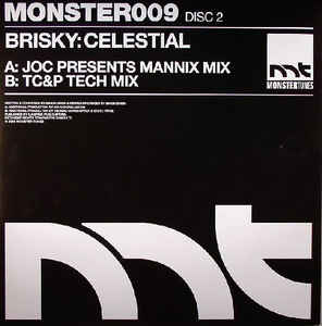 Brisky ‎– Celestial (Disc 2) Monster Tunes ‎– MONSTER009