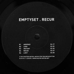 Emptyset - Recur 12" RN1512 Raster-Noton