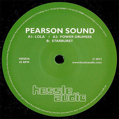 Pearson Sound ‎– Starburst EP Hessle Audio ‎– HES026