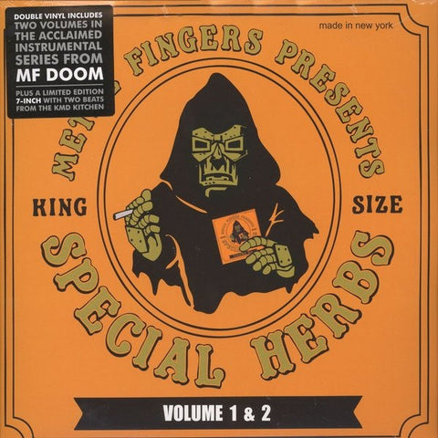 Metal Fingers - Special Herbs Volume 1 & 2 2x12"+7" NSD100 Nature Sounds, Metal Face