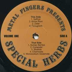 Metal Fingers - Special Herbs Volume 1 & 2 2x12"+7" NSD100 Nature Sounds, Metal Face