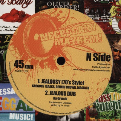 Gregory Isaacs ‎– Jealousy 12" Necessary Mayhem ‎– NMREC1207
