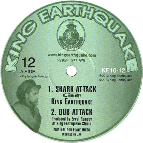 King Earthquake ‎– Shark Attack / Torture The Devil - King Earthquake ‎– KE10-12