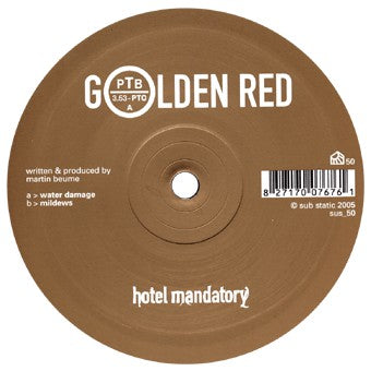 Golden Red ‎– Hotel Mandatory Sub Static ‎– sus_50