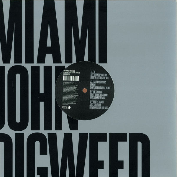 John Digweed - Live In Miami 3/5  - Bedrock Records BEDMIAVIN3