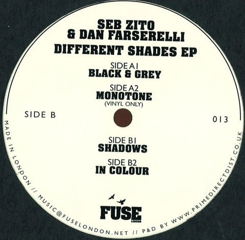 Enzo Siragusa ‎– As We Are EP 12" Fuse London ‎– FUSE004
