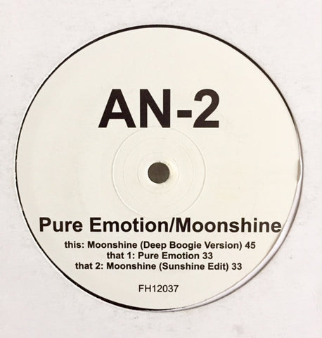 AN-2 ‎– Pure Emotion / Moonshine Faith & Hope Records Limited ‎– FH12037
