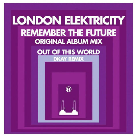 London Elektricity ‎– Remember The Future (Original Album Mix) / Out Of This World (DKay Remix) 12' Hospital Records ‎– NHS101