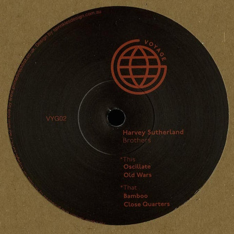 Harvey Sutherland - Brothers - VYG02 Voyage Recordings