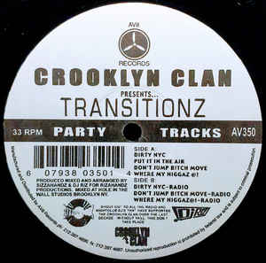 Crooklyn Clan ‎– Transitionz AV8 Records ‎– AV350