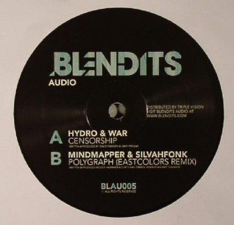 Various ‎– Censorship / Polygraph 12" Blendits Audio ‎– BLAU005