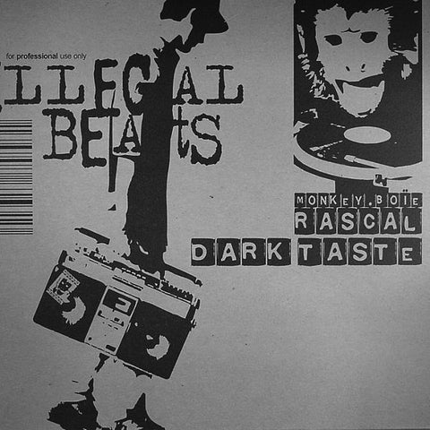 Monkey Boie Rascal - Dark Taste 12" JALIL04 Illegal Beats