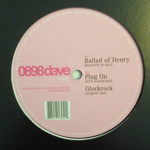0898 Dave ‎– Ballad Of Henry Heart & Soul Recordings ‎– HAS003EP