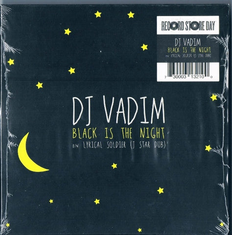 DJ Vadim - Black Is The Night 7" BBE321SLP21 BBE RSD