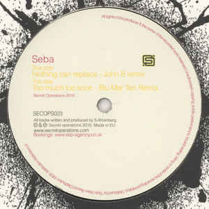 Seba ‎– Remix Secret Operations ‎– SECOPS023