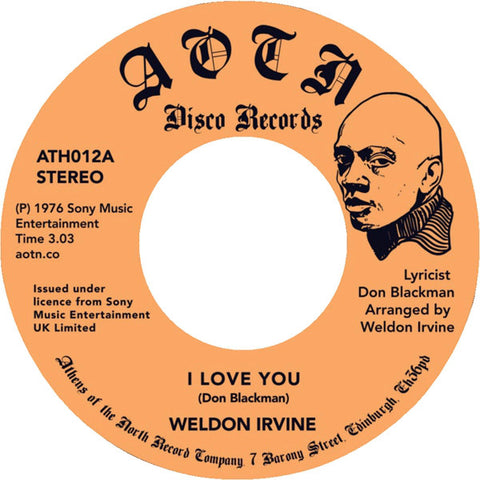 Weldon Irvine ‎– I Love You / What's Going On - Athens Of The North ‎– ATH012