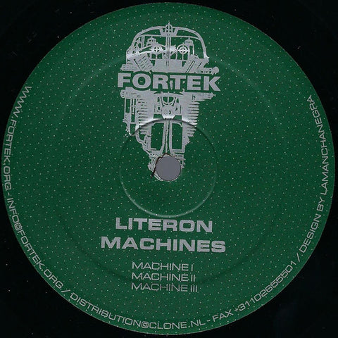 Literon ‎– Machines - Fortek ‎– FT014