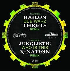 Hailon / Junglistic ‎– RZ Remixes Vol 1 12" Jungle Rollerz ‎– RZR001