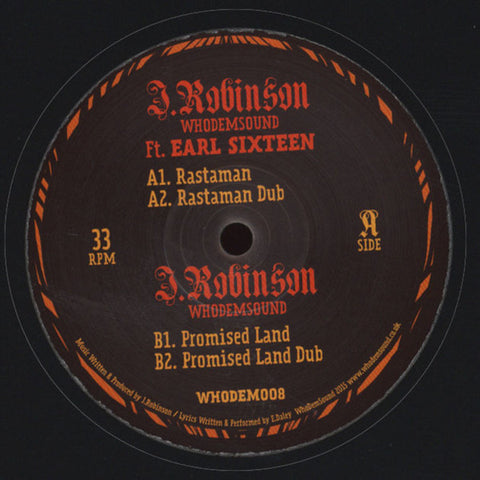 J. Robinson - Rastaman WhoDemSound ‎– WHODEM008